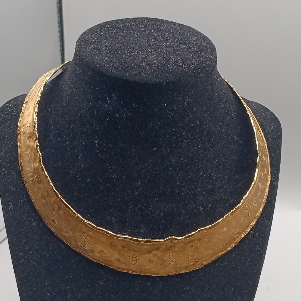 Italian 925 Sterling, Vermeil Choker Made by Veronese